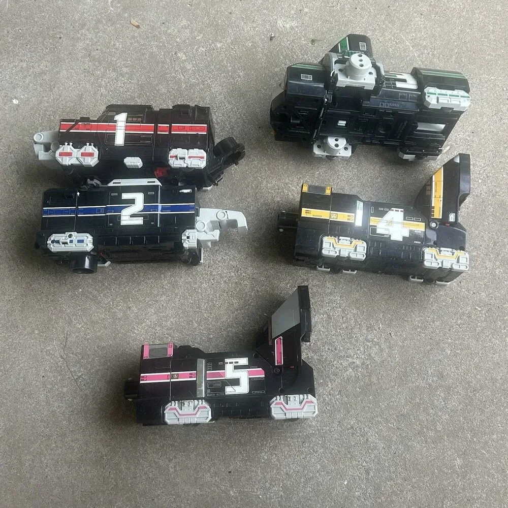 Power Rangers Lightspeed Rescue DX Grand Liner Super Train Go Go Five Megazord